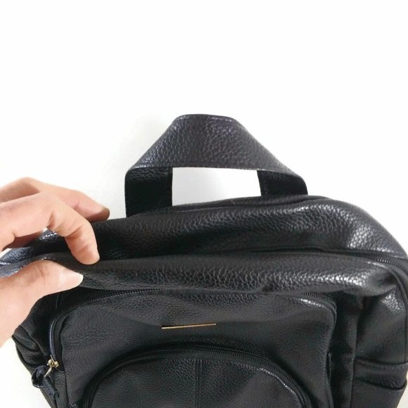 Black Backpack Casual Satchel Handbag Travel Hiking Purse Shoulder Unisex Bag  main image 8